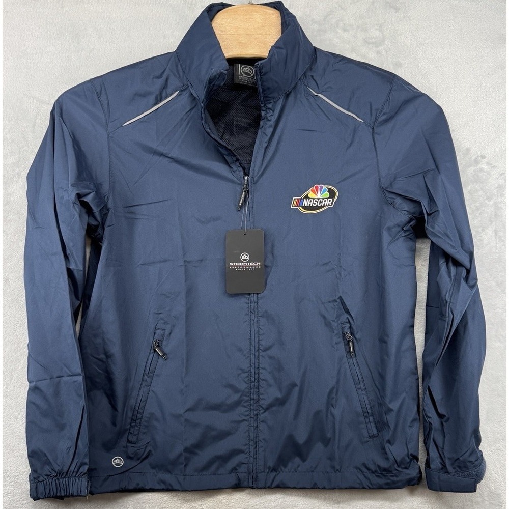 Stormtech KX-1 NBC Sports Logo Hooded Jacket Blue Women's Size 2XL NWT